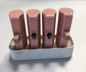 ✅ iWALK Charger Station + Four Pink iWALKS's (USED) - Dock + Chargers Work Great - Bild 1 von 4