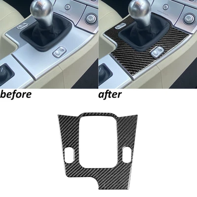 Console de fibra de carbono real acabamento de painel de câmbio de marchas para Chrysler Crossfire 2003-2008 - Imagem 1 de 4