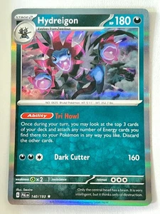 Hydreigon 140/193 Holo Rare Paldea Evolved Pokemon TCG - Pack Fresh Near Mint NM - Picture 1 of 4