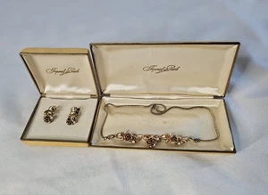 Vintage Imperial Cultured Pearls 16" Necklace & Earrings Set Gold Filled Estate  - Picture 1 of 24