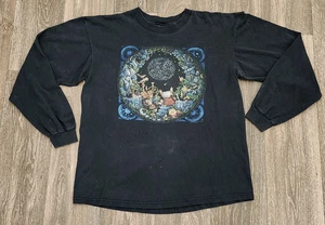 Camiseta De Colección 1999 Humanitees Horóscopos Manga Larga L Años 90 Desteñida Mancha Grunge - Imagen 1 de 10