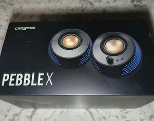 Creative Pebble X 2.0 USB-C Computer Speakers With Customizable RGB Lighting - Afbeelding 1 van 4