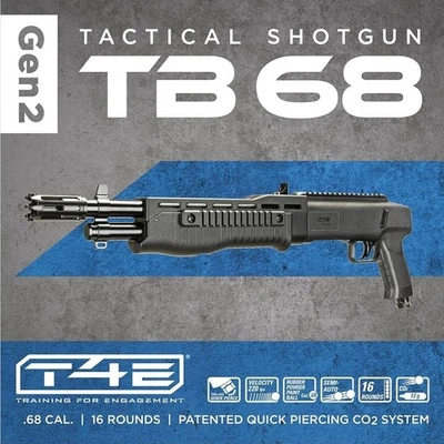 Marcador de paintball Umarex T4E TB68 Gen 2 - Nuevo/Modificado - 500 fps  Foto 1 de 4