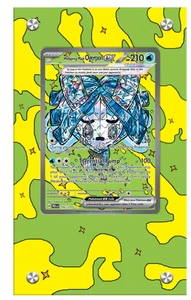 POKEMON TCG EXTENDED ART ACRYLIC CASE CARD WELLSPRING MASK OGERPON EX 152 L28 - Picture 1 of 2
