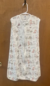 HB 100% Cotton Sleep Sack 12-18 Mo Hudson Baby Owl, Deer, Fox, Squirrel, etc - Picture 1 of 3