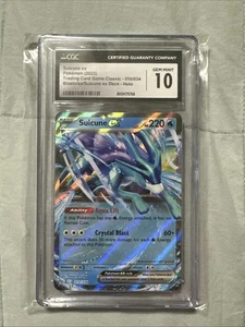 Suicune EX 010/034 CGC 10 Pokémon Trading Card Game Classic Deck Holo Rare Gem - Picture 1 of 2