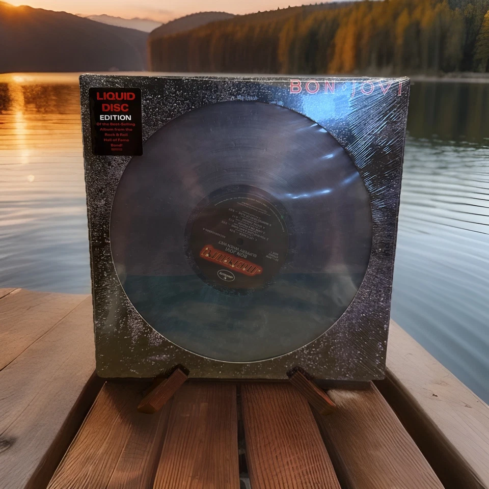 Bon Jovi Slippery When Wet WATER FILLED LP New & Sealed SHIPS TODAY! - Image 1 of 1