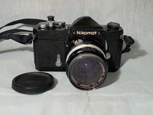 Junk Nikon FTN NIKKOR-H Auto F2 50mm, Vintage Film Camera Untested - Picture 1 of 12