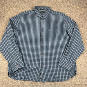 Fish Hippie Co Button Down Shirt Solace Collection Long Sleeve Plaid Mens XL - Picture 1 of 11