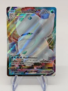 Galarian Darmanitan VMAX 037/185 Full Art Ultra Rare Pokemon Vivid Voltage NM - Picture 1 of 6