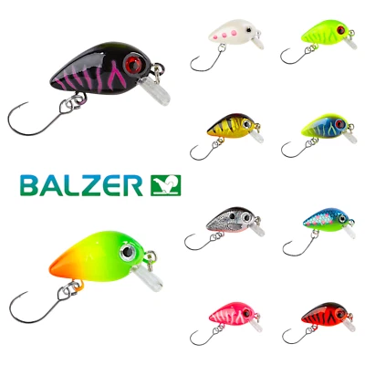 Balzer Forellen-Wobbler Einzelhaken Trout-Crank 3cm 2g sinkend  Barsch Döbel - Bild 1 von 2