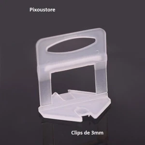 CLASSICLEVEL Outil d'aide à la pause de carrelage. Kit DE 100 clips DE 3mm - Picture 1 of 7