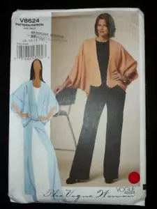 Vogue V8624 Misses' Vogue Woman Jacket & Pants Easy Pattern Size 8-10-12-14 - Imagen 1 de 2