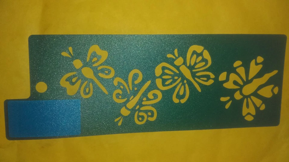 PLANTILLA MARIPOSA MARIPOSAS PLANTILLAS BORDE PLANTILLA PINTURA ARTESANÍA NUEVA A CUADROS Foto 1 de 1