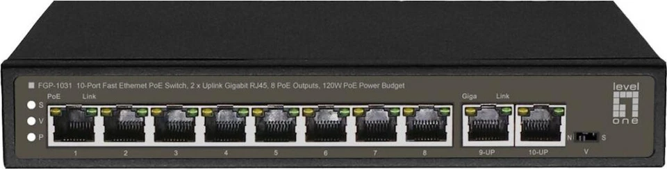 LevelOne Switch di Rete Non Gestito Gigabit Ethernet 10/100/1000 Poe FGP-1031 - Immagine 1 di 1