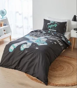 Licensed DISNEY TOY STORY Reversible DOUBLE Bed Quilt Cover Set 100% COTTON BUZZ - Foto 1 di 2