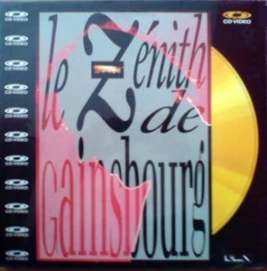 SERGE GAINSBOURG : LE ZENITH DE GAINSBOURG PAL LASERDISC - Picture 1 of 1