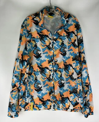 LRG A Revolutionary Company Athletic Jacket Neon Windbreaker Men's Size XL Retro - Image 1 of 4