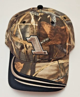 Martin Truex Jr. #1 Nascar Winners Circle Wedge Camo Adjustable Hat - Image 1 of 4