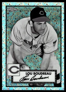 2021 Topps Chrome Platinum Anniversary Lou Boudreau Black & White  #675 - Picture 1 of 2