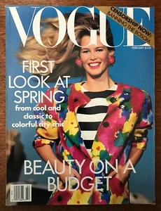 Claudia Schiffer - Vogue magazine - February 1991, Jodie Foster, Darci Kistler - Foto 1 di 17