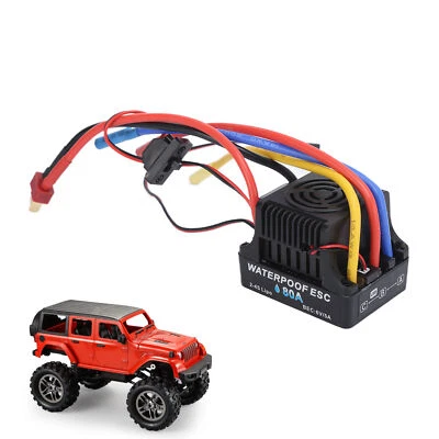 Speed Controller 80A ESC Brushless Heat Dissipation ESC for 1/8 RC Car Boat - Image 1 of 4
