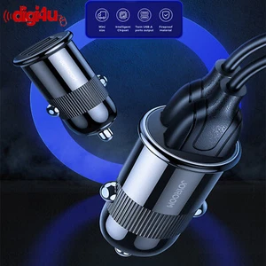 Cargador de Coche USB 3.1A Ranura Doble Puerto 12-24V Cargador Cigarrillos Enchufe Encendedor - Imagen 1 de 9