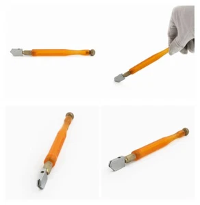 Oil Filled Tungsten Carbide Cut Glass Cutter Cutting Knife Wheel Golden Plastic - Bild 1 von 6