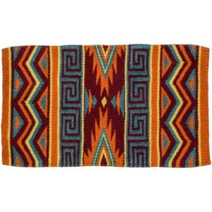 New! 36" x 34" Tough-1 Oversized WOOL MAYAN SHOW SADDLE BLANKET in 3 COLORS! - Picture 1 of 8
