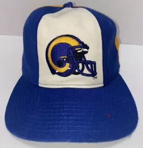 VINTAGE 90s Starter Los Angeles Rams Hat Snapback Blue White LA Football NFL - Bild 1 von 19
