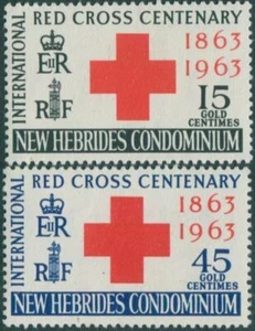 New Hebrides 1963 SG96-97 Red Cross set MLH - Picture 1 of 1