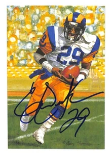 Eric Dickerson Signed Goal Line Art GLAC Autographed PSA/DNA Rams - Picture 1 of 3