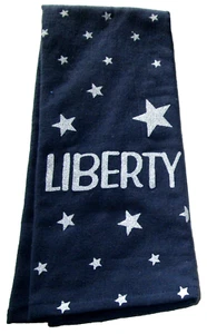 TOALLA DE COCINA WILLIAMSTOWN HOME ~LIBERTAD~ ESTRELLAS PATRIÓTICAS ~ 18" X 28" - Imagen 1 de 2