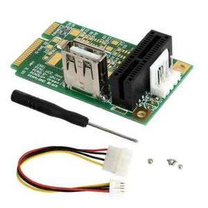 Mini PCIe To PCI express 1x slot adapter riser card PCI-e test tool Power Supply - Picture 1 of 4