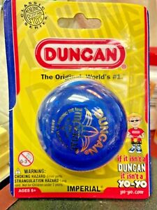 Duncan YO YO, DUNCAN yo-yo, IMPERIAL, The Original, World's #1, Very Cool Blue
