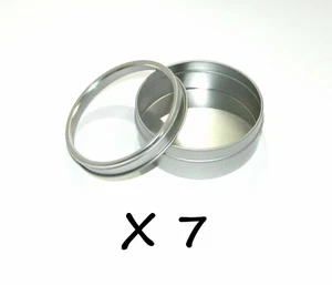 4 oz Ventana redonda de metal con tapa deslizante supervivencia artesanal contenedor lata de lata X7 - Imagen 1 de 2