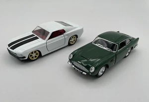 Lot of 2 Diecast 1/32 1969 Ford Mustang 1/38 Aston Martin Db5 007 James Bond - Picture 1 of 11