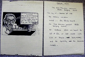 After/style of R. CRUMB (b.1943) original drawing and writings comic Pop art - Picture 1 of 10