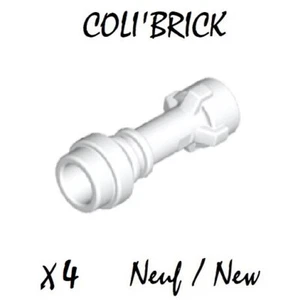 Lego 64567 - 4x Minifig Weapon Lightsaber Hilt Straight Laser Blanc White - NEUF - Imagen 1 de 1