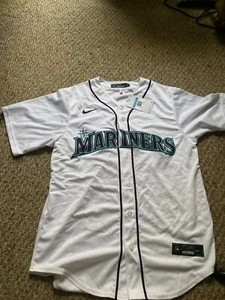 mariners white jersey mens medium - Picture 1 of 3