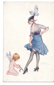 Charme . Le lacet de la Parisienne par Suzanne MEUNIER . Fée - Picture 1 of 2