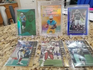 NFL Football Card Lot #246 - 6 NFL Cards -  Spiller, Clark, Moore, Etc. - Picture 1 of 8