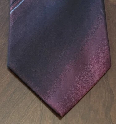 Croft & Barrow Burgundy Hand Made 100% Silk Men’s Neck Tie Made In China - Image 1 of 4