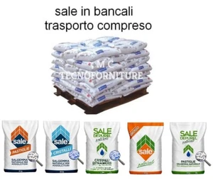 Bancali di sale 25 kg per addolcitore o per elettrolisi del sale per piscine - Foto 1 di 9