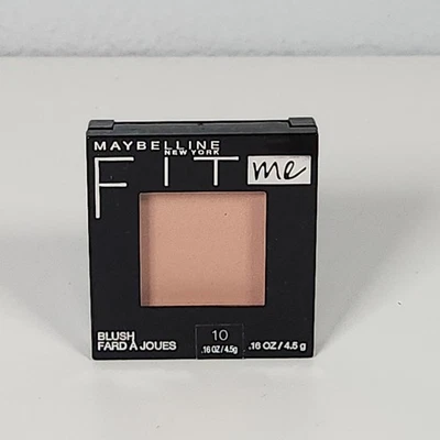 Maybelline Fit Me Blush #10 BUFF Creamy Smooth .16oz New Sealed - Image 1 of 3