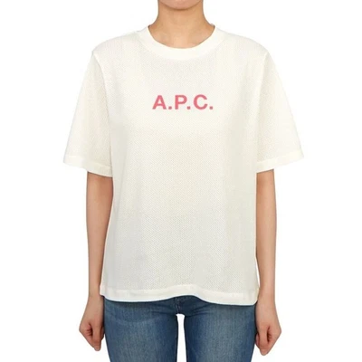 APC Kurze Damen T-Shirt COGAF F26179 AAB BLANC 77056208 - Bild 1 von 4