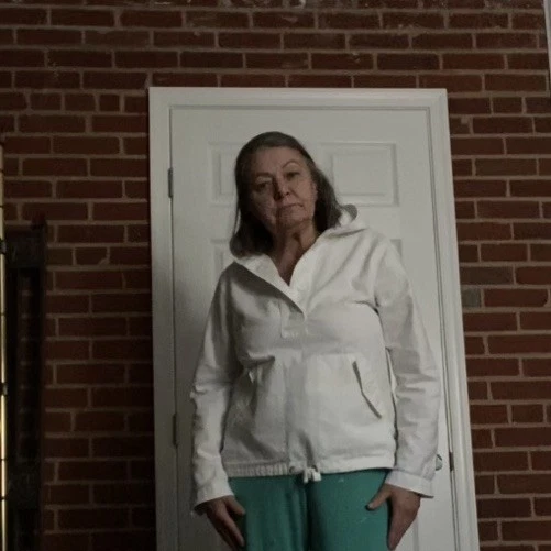 Merona Sudadera con Capucha Top Camisa Talla M Informal Con Capucha Blanco Foto 1 de 4