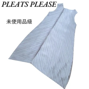 Pleats Please Issey Miyake Asymmetrical Sleeveless Dress Diagonal Pleats Japan - Picture 1 of 10
