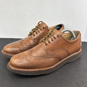 Scarpe Oxford Samuel Hubbard Tipping Point Uomo 10,5 M Whisky Pelle Marrone - Foto 1 di 10