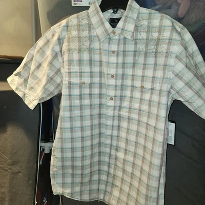 NEW W/ Tags Vintage Y2K Marc Ecko Button Down Size L Embroidered Design - Image 1 of 4